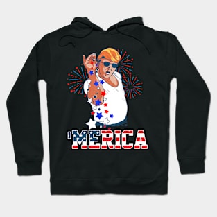 Funny 4th Of July, Donald Bae 4th of July America Freedom Day Hoodie